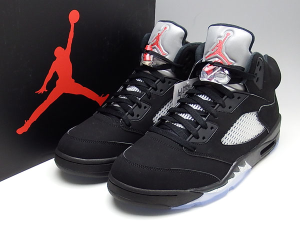 未使用品 16年製 NIKE AIR JORDAN5 RETRO OG us11.5 BLACK