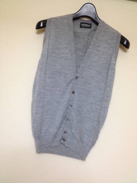 美品■ジョンスメドレー■ニットベスト■ウール■size S■1405