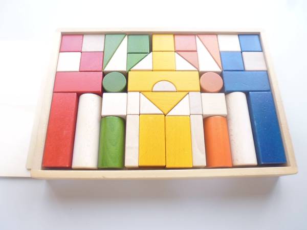 【ボーネルンド】オリジナルつみき＊カラー＊中古格安