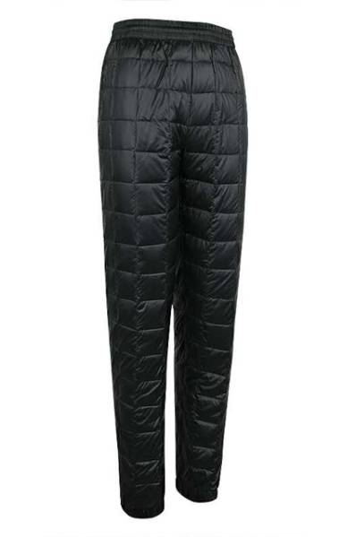 MULLEAVY ユニセックス◇撥水 ポータブル ダウンパンツ◇黒S新品
