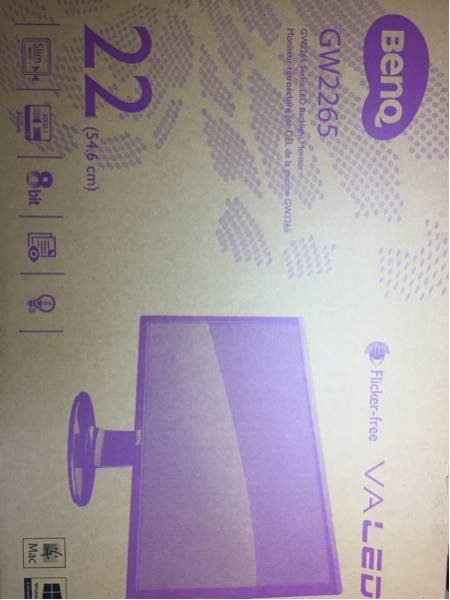 新品 BenQ 21.5型 AMVA+フルHD 液晶モニタ GW2265