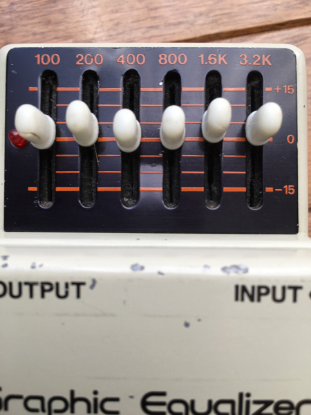 BOSS GE-7 Equalizer Graphic | EQ-200 - EQUALIZER GE-10 BOSS