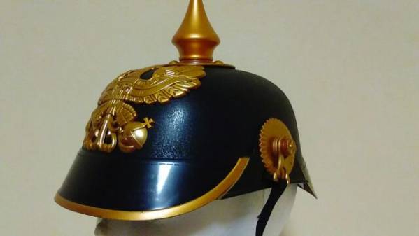 実物 WW1 帝政ドイツ プロイセン ピッケルハウベ ドイツ軍 兜 ヘルメット ピッケルハウベ ヘルメット WW1 ドイツ帝国軍 ドイツ軍 帝政ドイツ
