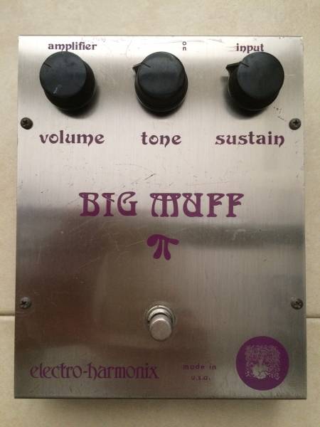【紫ラムズヘッド！】BIG MUFF π 紫 パープル 超激レア 爆音！