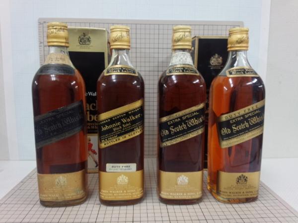 古酒☆ジョニーウォーカー 黒 エクストラ 4本セット☆1581 飲料・酒 古 古酒☆ジョニーウォーカー 黒 エクストラ 4本セット☆1581 飲料・酒 古