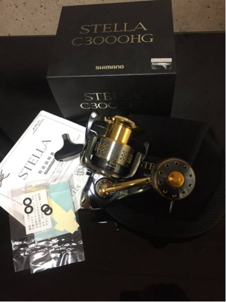 10ステラC3000HG美品 夢屋ハンドルノブ付き