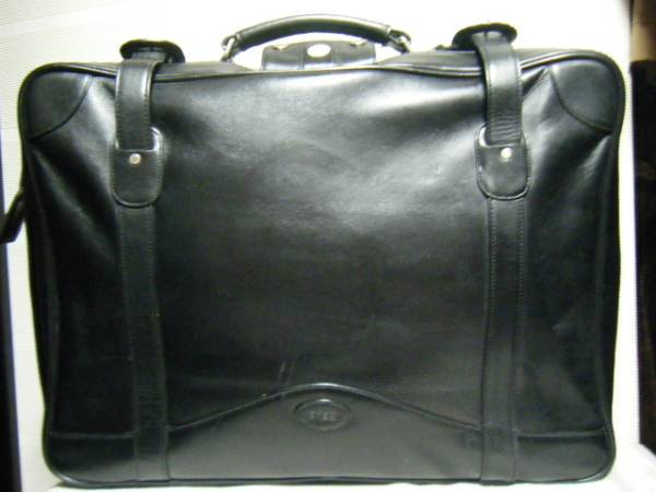 本物ブリーbreeブラック本革スーツケース ビジネスバッグ