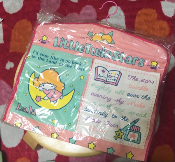 リトルツインスターズ キキララ 昭和レトロ レターラック 壁掛け