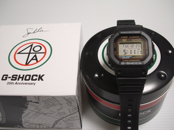 SPIKE LEE コラボレーションモデル DW-5000SL-1CR(海外モデル) DW