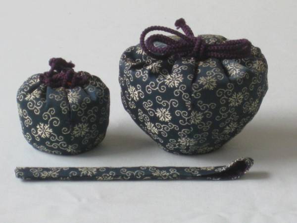 【仕服三つ組セット】 仕覆揃い 茶碗・棗・茶杓用 茶箱用 茶道具