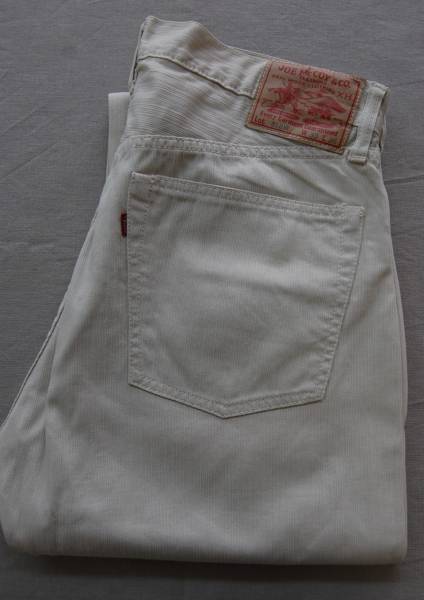 リアルマッコイズ JOE McCOY Lot818 コットンピケ パンツ W33 McCOY 
