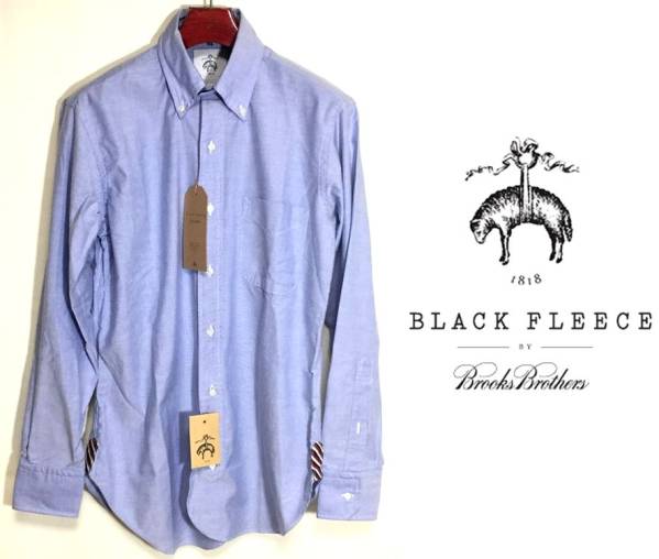 BB0新品ブラックフリース長袖シャンブレ―シャツ⑤