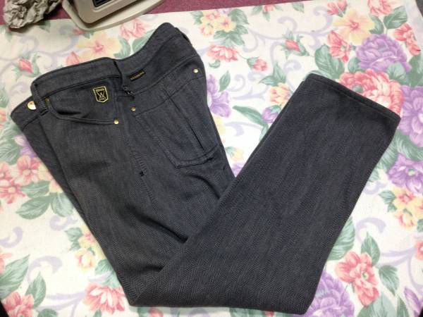 ★W86★EDWINゴルフ★503ZERO★裏起毛パンツ★L★ツイード柄