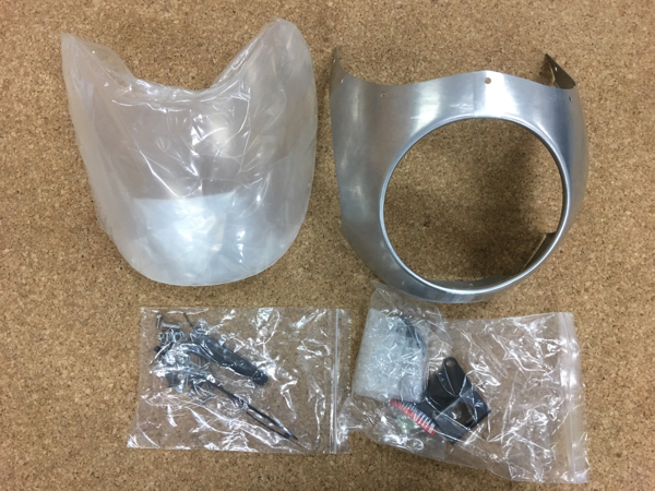 未使用】ホンダCB400SS用WMアルミビキニカウルセット WM アルミビキニ