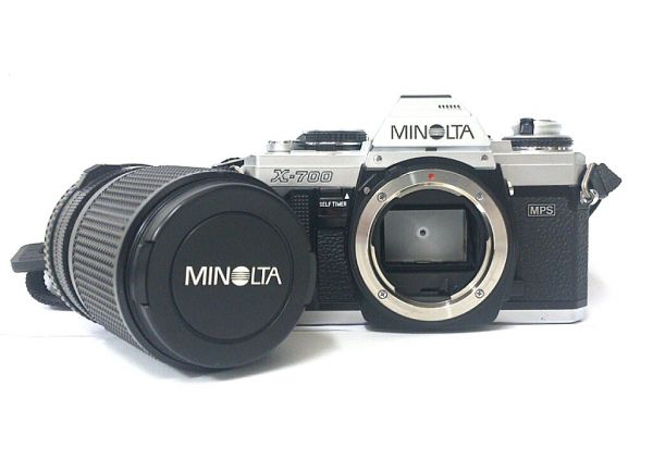 MINOLTA X-700 フィルムカメラ 35-105mmレンズ付き ◇MINOLTA ミノルタ/X700 フィルムカメラ/MD 35-105mm レンズ ト静