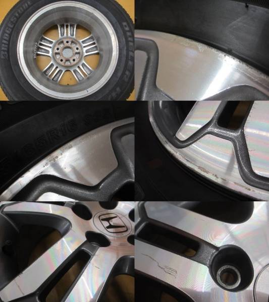 ● 未使用 215/65R16／ホンダ純正16ｘ6J+50　5H-114.3　夏4本Set