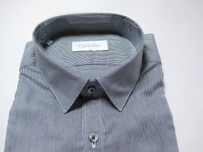 新品 カルバンクライン　定1.6万 長袖ワイシャツ/L/黒