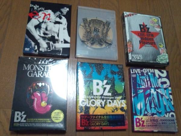 B’z ライブ　DVD　全1度再生のみ【新品同様・超完全美品6本】　