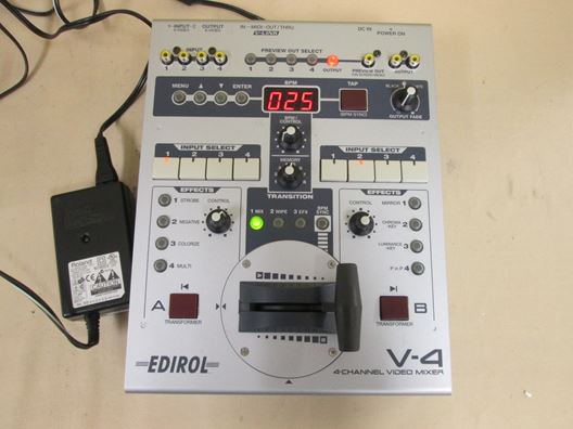 Roland Video Mixer V-4 Edirol 0 Channel V4 EDIROL ビデオミキサー 4