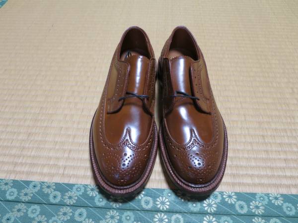 ALDEN オールデ ウィングチップ ウィスキーコードヴァン 7.5E