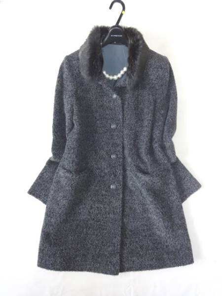 上質アルパカ◆ファー付クラシカルデザイン◆コート