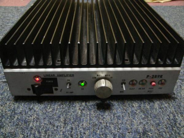 リニアアンプ カルメン P-289R 3.5〜29MHZ用 ジャンク扱い リニアアンプ カルメン P-289R リニアアンプ P-289R ジャンク扱い