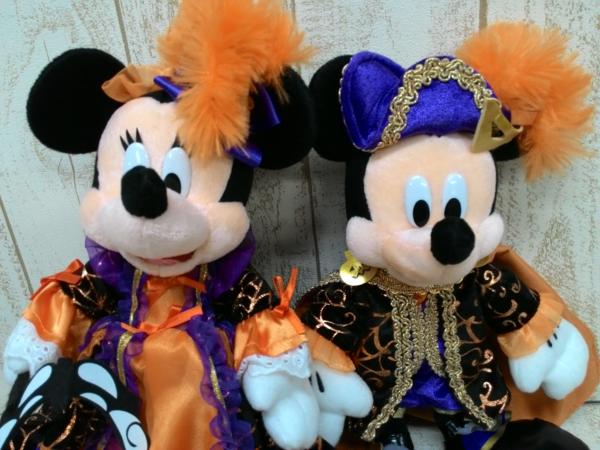 ミッキーミニーぬいぐるみ ディズニーハロウィン2009 2点 E1Z5