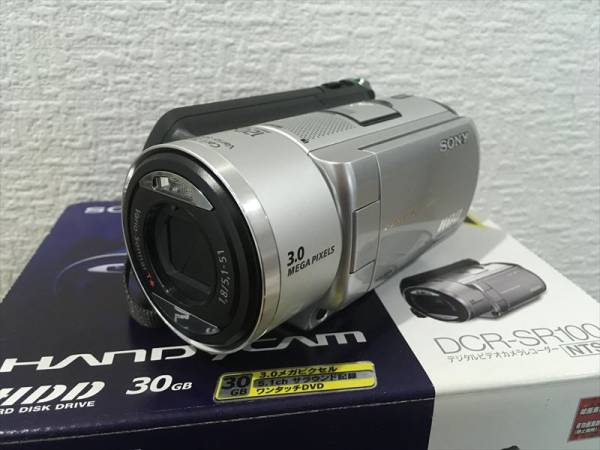 SONY HDD30GB搭載 デジタルビデオカメラ DCR-SR100 動作良好】 SONY