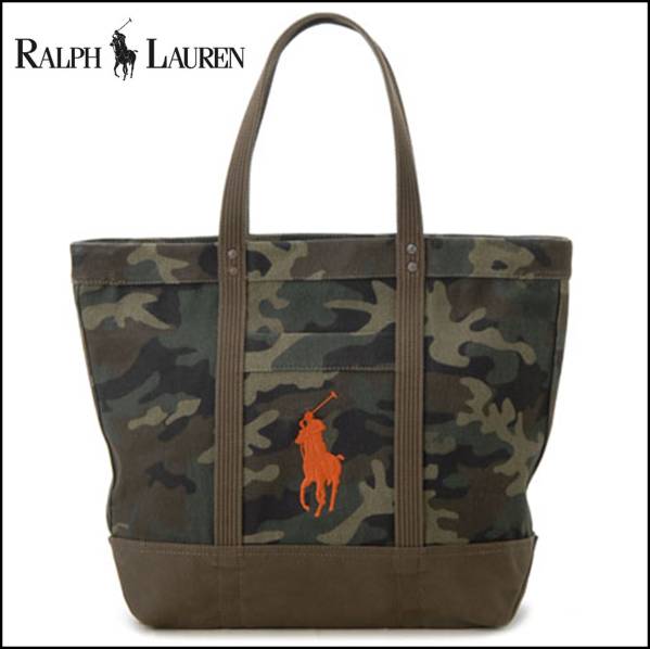 訳あり ラルフローレン トートバッグ 405589311002 迷彩 1712