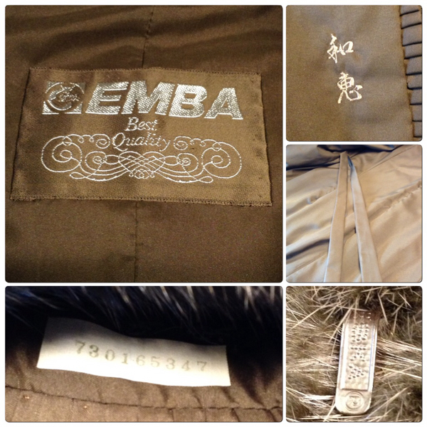 EMBA ミンク ファー コート ブラウン系 美品 ,□紹介□ 【公式通販】