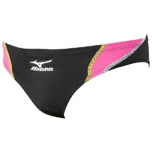 新品★ミズノ mizuno N2MB502498 マイティライン3 FINA承認 ブラック×ローズ Vパンツ 競泳水着 Sサイズ