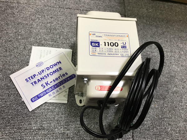 日章工業　アップダウン両用変圧器　SK-1100U SK-1100U | 日章工業株式会社