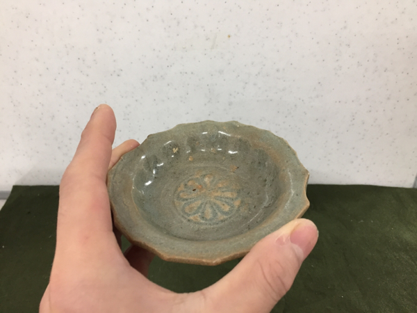 高麗青磁 高麗青磁 盃 李朝 ぐい呑 酒器 象嵌 白象嵌 盃 三島盃