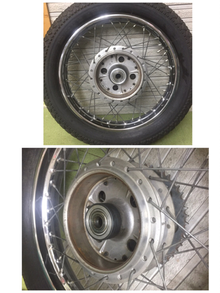 R1787 CB750K0 金型初期実動ばらし リヤホイールassy