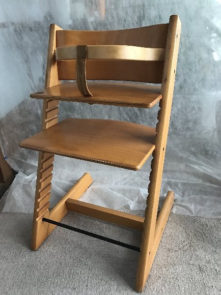 STOKKE ストッケ TRIPP TRAPP トリップトラップ ベビーガード付き 中古