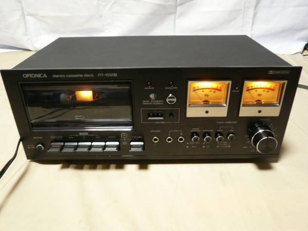 ○ シャープ SHARP OPTONICA ステレオカセットデッキ RT-1550B ○(一般