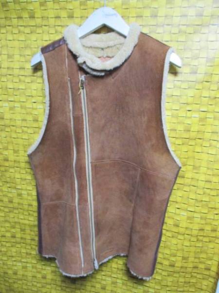 ★ ANACHRONORM ★ アナクロノーム ★ 美品 ★ 裏ボア スエードベスト ベージュ 2 ♪FK