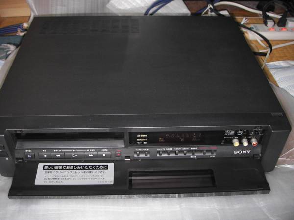 SONY SL-200D ベータビデオデッキ 01年製　美品　取説　純正リモコン付き