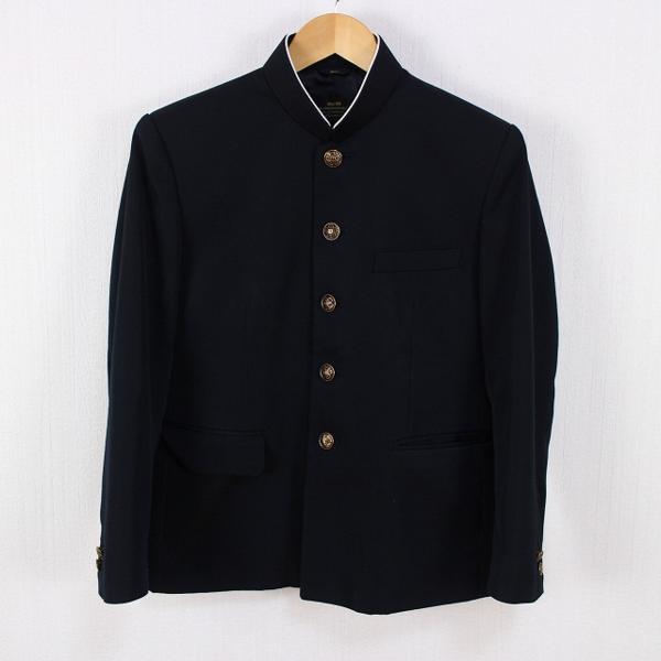 ☆ランクB中古学生服 ウール混 男子学生服 標準型学生服 ラウンド 