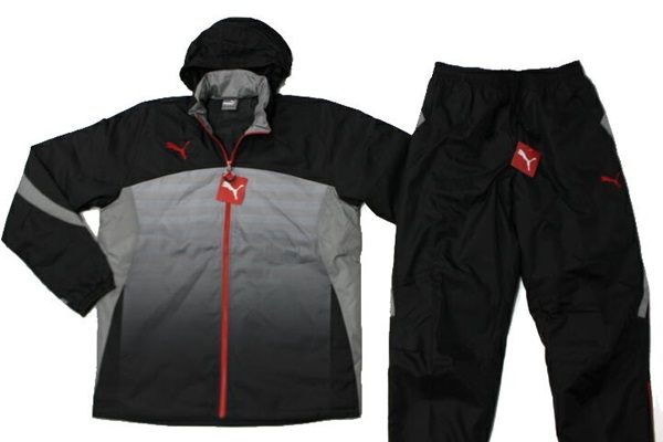 ★PUMA 中綿 保温 ウインド 上下セット 黒[SET920211-01-XO]三