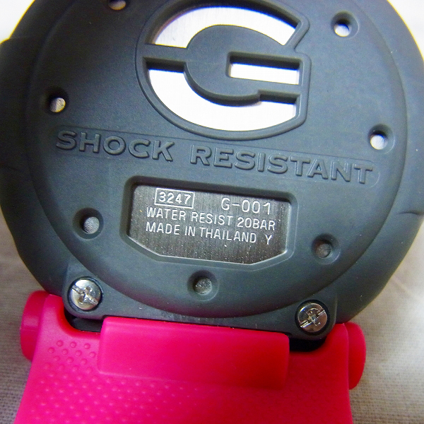 G-SHOCK/Gショック 復刻ジェイソン 黒×ピンク G-001-1BJF