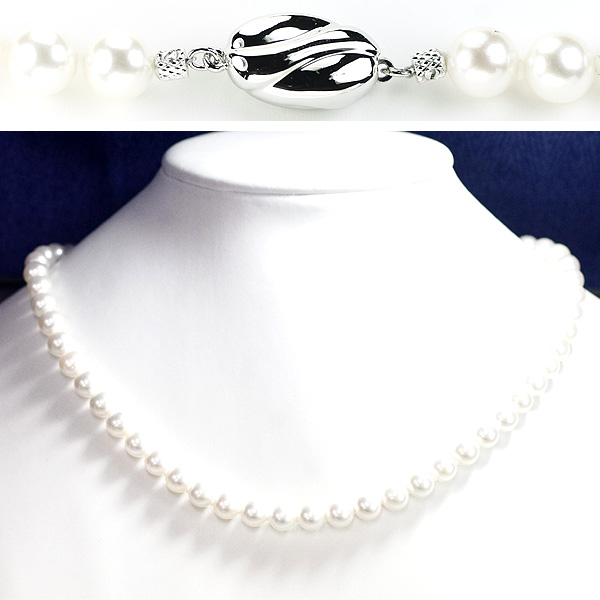 最高級】阪急百貨店 アコヤ パール ネックレス イヤリング 7mm SV 