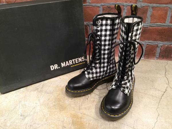 Dr.Martens 14ホール レディース 黒 UK4 22.5〜23.0 UK製 Dr Martens