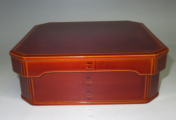 ☆春慶塗 [茶禅]茶道具 茶懐石 弁当箱・重箱「飛騨春慶塗大徳寺重」5