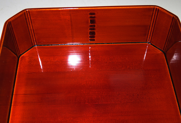 ☆春慶塗 [茶禅]茶道具 茶懐石 弁当箱・重箱「飛騨春慶塗大徳寺重」5