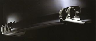 爆音皇帝マフラー/砲弾/オーバル/真円[W左右]10.15 アルファード