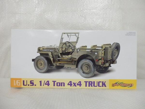 未組立/欠品有 サイバーホビー 1/6 アメリカ陸軍 1/4トン 4x4 小型汎用軍事車両 /プラモ，75020[梱1.0]