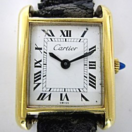 15/83-14 Cartier カルティエ マストタンク 手巻き レディース