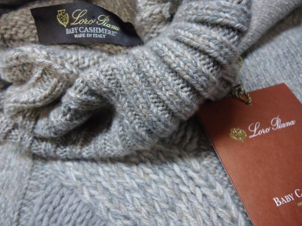 魂の新品1000円売切り！　ベビーカシミア100％　タートルネックセーター　送料無料消費税無料！　サイズ50