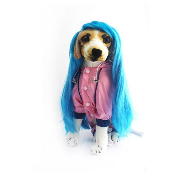 犬用かつらコスチューム おしゃれ大変身 ペットコスプレグッズ ウィッグ たてがみ Blue 服飾小物 売買されたオークション情報 Yahooの商品情報をアーカイブ公開 オークファン Aucfan Com